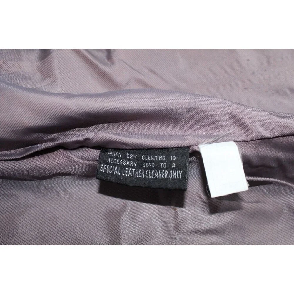 Wilsons Leather Soft‎ Leather Women's Small Black Maxima Coat Blazer Vintage Y2K